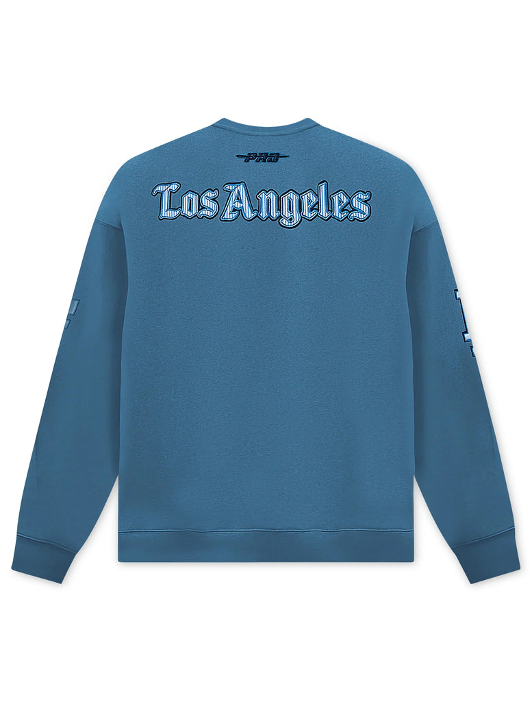Pro Standard LA Dodgers Country Club Crewneck - Steel Blue