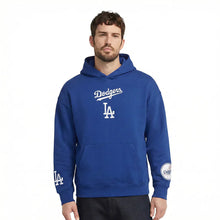 Load image into Gallery viewer, Pro Standard La Dodgers Wingspan Drop Shoulder Hoodie - Dark Blue