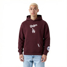 Load image into Gallery viewer, Pro Standard La Dodgers Wingspan Drop Shoulder Hoodie - Wine