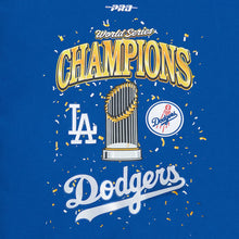 Load image into Gallery viewer, Pro Standard LA Dodgers World Series Fleece Hoodie - Royal Blue