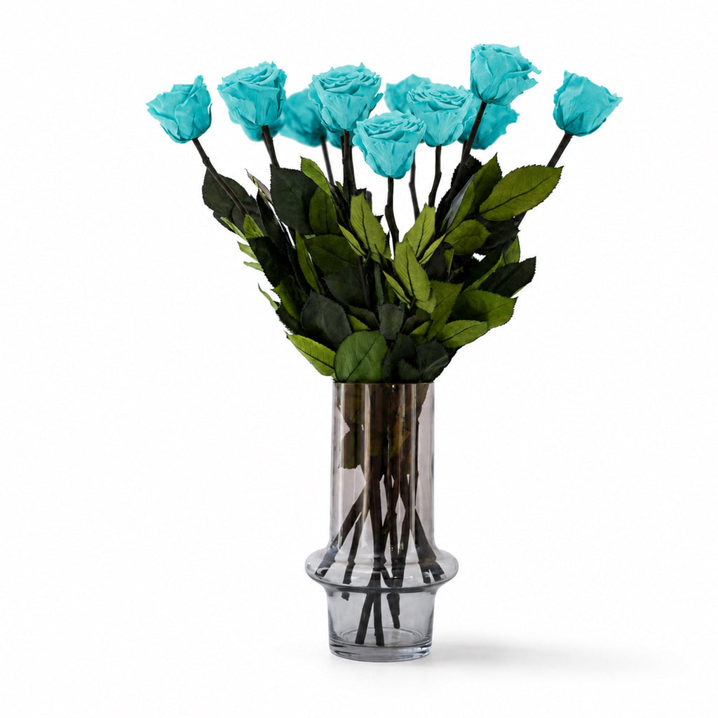 Long Stem Roses | Turquoise Roses