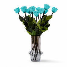 Load image into Gallery viewer, Long Stem Roses | Turquoise Roses
