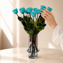 Load image into Gallery viewer, Long Stem Roses | Turquoise Roses