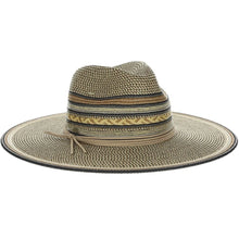 Load image into Gallery viewer, Scala Alento - Women's Straw Wide Brim Fedora Hat