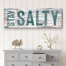 Load image into Gallery viewer, Stay Salty Coastal Sign VI