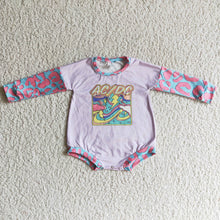 Load image into Gallery viewer, Leopard long sleeves baby singer romper