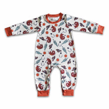 Load image into Gallery viewer, Cactus hat long sleeve brown kids boy romper