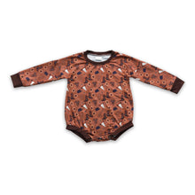 Load image into Gallery viewer, Bull skull boots hat baby kids western romper
