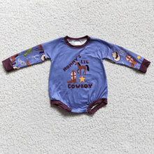 Load image into Gallery viewer, Mommy's Lil Cowboy boots baby kids western romper