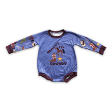 Load image into Gallery viewer, Mommy's Lil Cowboy boots baby kids western romper