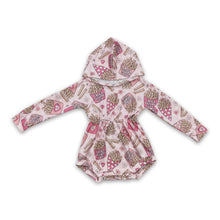 Load image into Gallery viewer, Fries long sleeves hoodie baby girls Valentine's romper