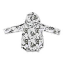 Load image into Gallery viewer, Olive tie dye long sleeves baby kids fall romper
