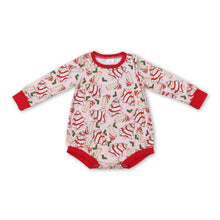 Load image into Gallery viewer, 'Tis the season long sleeves baby girls Christmas romper