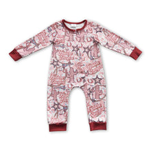 Load image into Gallery viewer, Future cowgirl long sleeves zipper baby girls romper