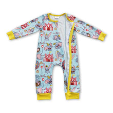 Load image into Gallery viewer, Hot air balloon elephant baby kids zipper romper