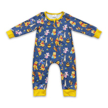 Load image into Gallery viewer, Bear long sleeves baby kids zipper romper
