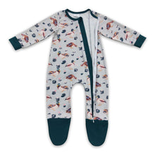 Load image into Gallery viewer, Duck long sleeves zipper baby kids hunting romper