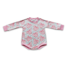 Load image into Gallery viewer, Pink candy mouse baby girls Christmas romper