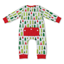 Load image into Gallery viewer, Christmas tree long sleeves baby boy romper