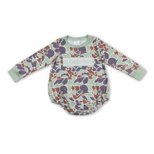 Load image into Gallery viewer, Mama's boy camo long sleeves baby romper