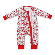 Load image into Gallery viewer, Red hat Christmas tree baby kids zipper sleeper