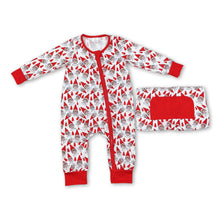 Load image into Gallery viewer, Red hat Christmas tree baby kids zipper sleeper