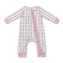 Load image into Gallery viewer, Pink king ballet baby girls Christmas romper