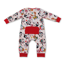 Load image into Gallery viewer, Duck mouse deer baby boys Christmas zipper romper