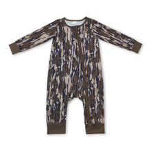 Load image into Gallery viewer, Long sleeves camo baby kids zipper romper