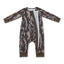 Load image into Gallery viewer, Long sleeves camo baby kids zipper romper