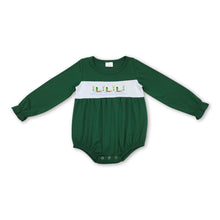 Load image into Gallery viewer, Green long sleeves duck baby boy girl hunting romper