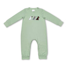 Load image into Gallery viewer, Long sleeves dog duck baby boy fall romper