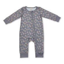 Load image into Gallery viewer, Long sleeves daisy baby girls zipper sleeper