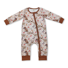 Load image into Gallery viewer, Call me dog duck baby kids hunting zipper romper