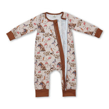 Load image into Gallery viewer, Call me dog duck baby kids hunting zipper romper