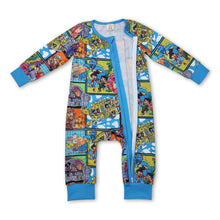 Load image into Gallery viewer, Long sleeves dinosaur bear baby kids zipper romper