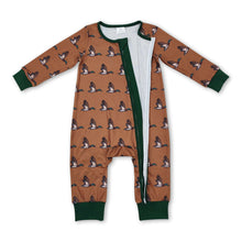 Load image into Gallery viewer, Duck long sleeves baby kids hunting zipper romper