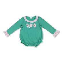 Load image into Gallery viewer, Long sleeves santa baby girls Christmas romper