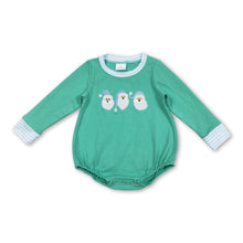 Load image into Gallery viewer, Long sleeves santa baby boys Christmas romper