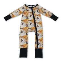 Load image into Gallery viewer, Long sleeves duck print baby boy zipper romper