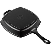 Load image into Gallery viewer, 10.5-inch Square Cast Iron Skillet Frying Pan - Made in USA