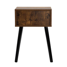 Load image into Gallery viewer, Set of 2 - Modern Mid-Century Farmhouse Bedroom Nightstand End Table