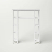 Load image into Gallery viewer, Over the Toilet Bathroom Shelving Unit with 9-Shelves in White Wood Finish