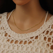 Load image into Gallery viewer, Wholesale paperclip link CZ chain by Yard, sku#LX959