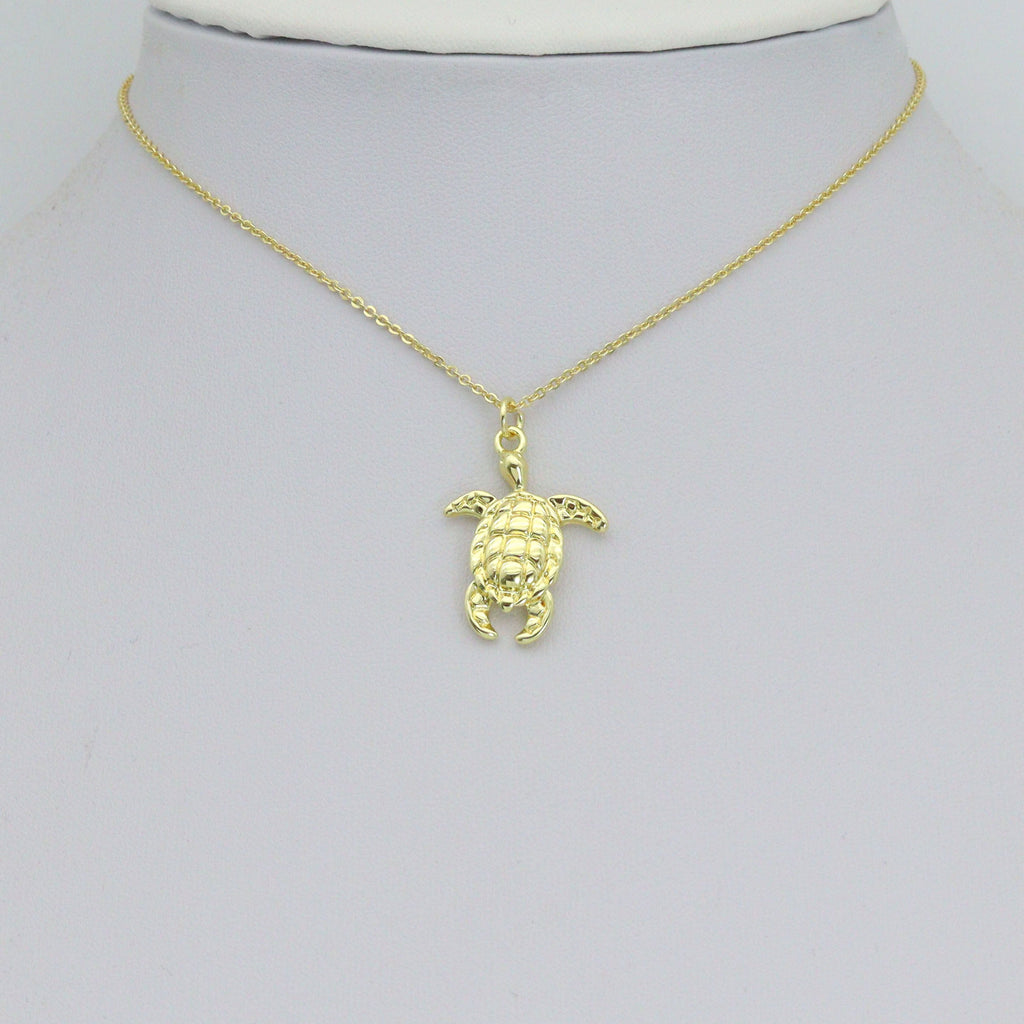 Gold Turtle Charm,Tortoise Charm Pendant, Sku#LX968
