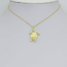 Load image into Gallery viewer, Gold Turtle Charm,Tortoise Charm Pendant, Sku#LX968