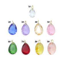 Load image into Gallery viewer, Aurora Drops Collection, Oval Drop Shape Pendant charm, Stone charm, Sku#LX969
