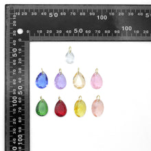 Load image into Gallery viewer, Aurora Drops Collection, Oval Drop Shape Pendant charm, Stone charm, Sku#LX969