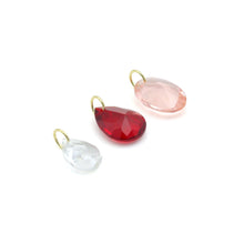Load image into Gallery viewer, Aurora Drops Collection, Oval Drop Shape Pendant charm, Stone charm, Sku#LX969
