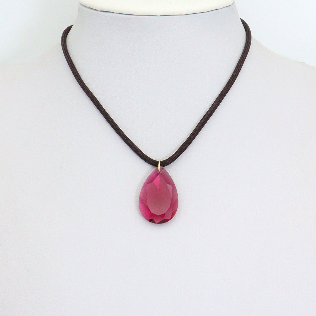 Aurora Teardrop Crystal Collection, Crystal Teardrop Shape Pendant, Stone charm, Sku#LX970